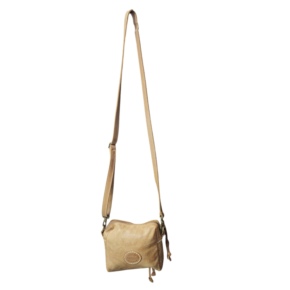 Roots Tan Crossbody Bag